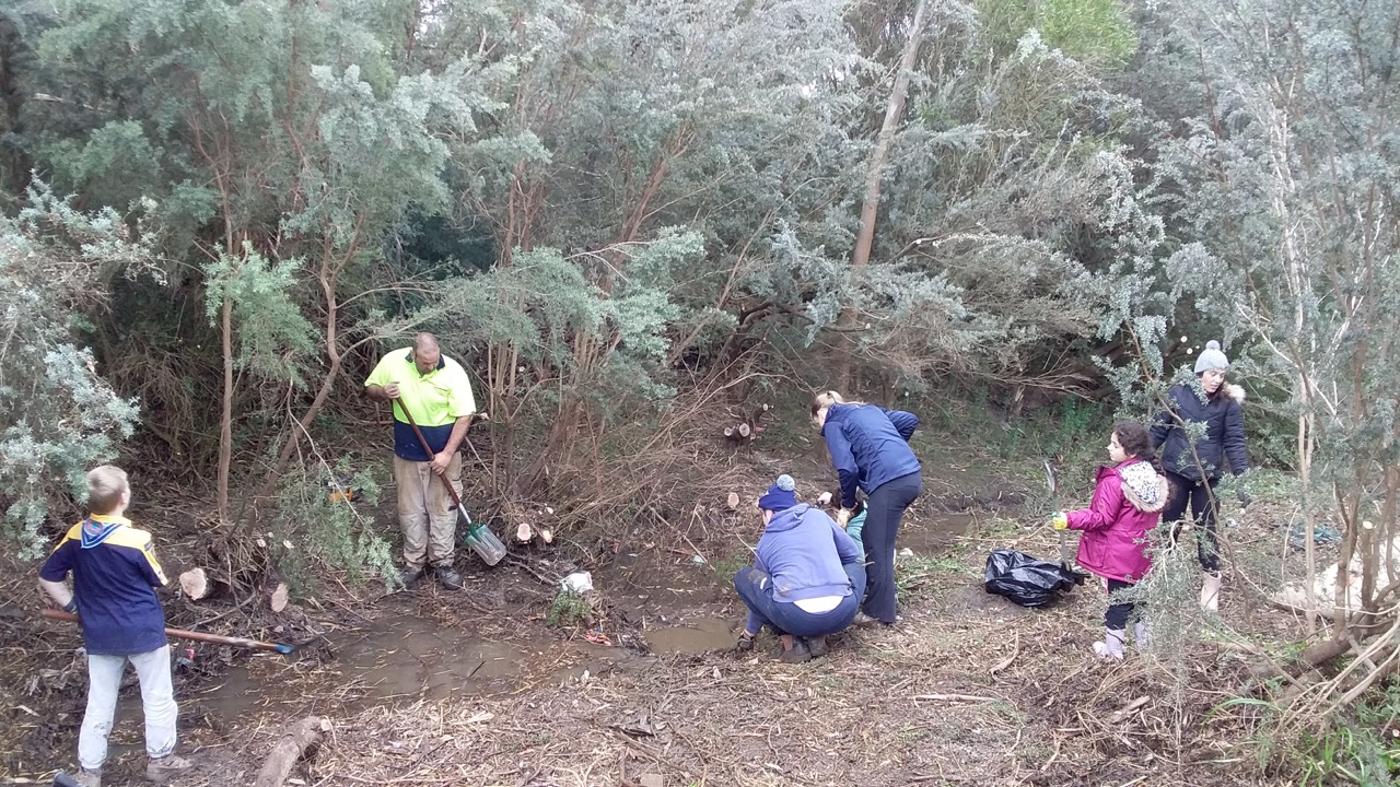 Wallan Scouts Wallan Creek Rehab project 2022 2