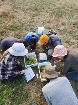 Wollert Community Farm's conservation volunteers.